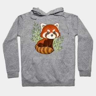 Red panda in nature Hoodie